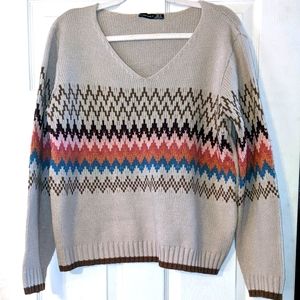 Black Tape Sweater Women's Sz Medium